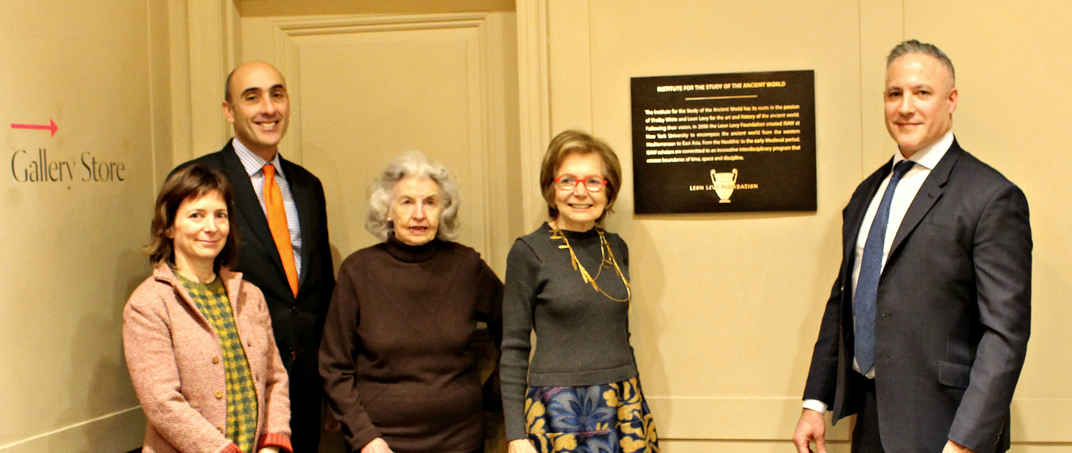 New Plaque Unveiled at Institute for the Study of the Ancient World